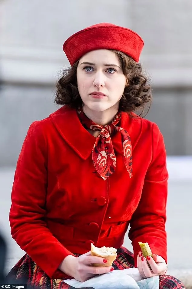 TV Series Maisel Cosplay Costume Red Top Plaid Skirt Suit