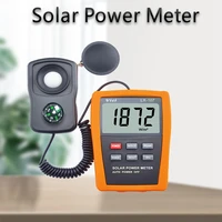 Vici LX107 Solar Power Meter Optical Solar Research Glass Light Intensity Data Peak Hold BTU Light Radiation Tester Compass 1