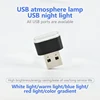 1-5Pcs Car Mini USB LED Atmosphere Lights Car Interior Neon Decorative Lamp Emergency Lighting Universal PC Portable Plug Play 4