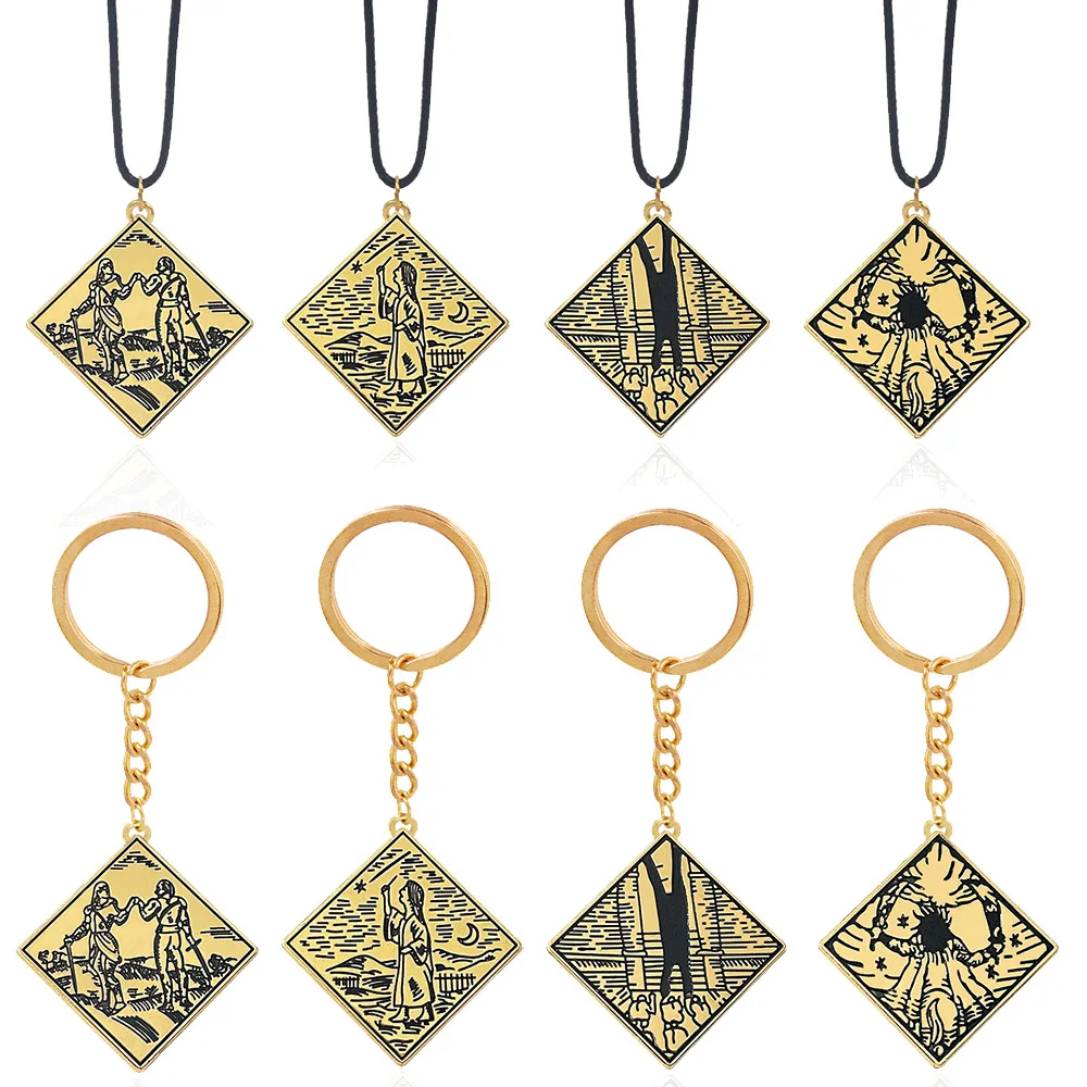 Game-Ring-Keychain-Amulet-Prosthetic-Swordsman-Pendant-Necklaces-for ...