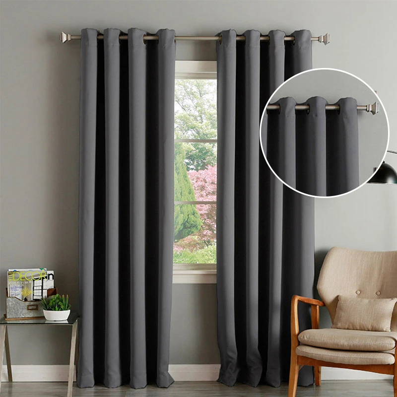Yonhwacho Curtain Blackout Blackout Kitchen Curtains Menards