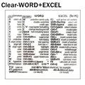 Clear For WORD EXCEL