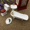 1/12 Dollhouse Miniature Bathroom Toys Set Furniture Toilet Bathtub Basin #1 2