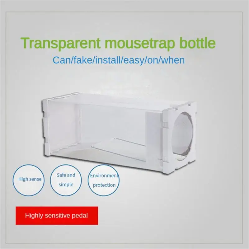 

Rat Cage Household Foldable Transparent Convenient And Quick Pest Control Visual Mousetrap Mousetrap Live Mouse Trap