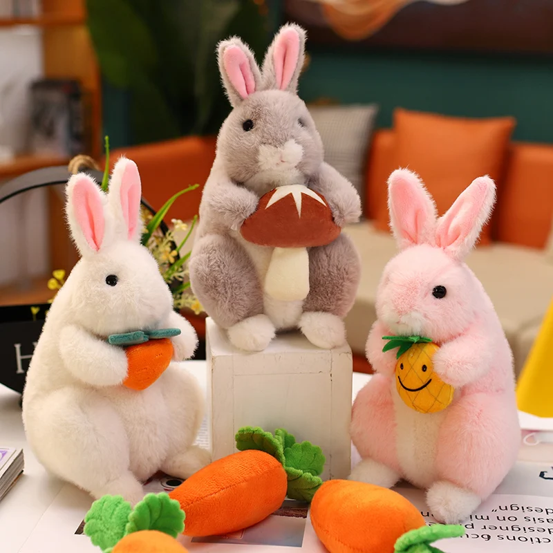 

Harvest Rabbit Doll Mushroom Carrot Corn Pineapple Cute Animal Kawaii Plush Toys Sleep Pillow Kids Birthday Christmas Gifts