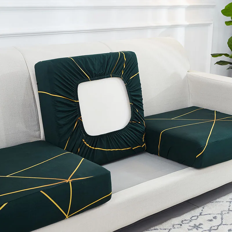 Elegant Floral Stretch Sofa Cushion Cover