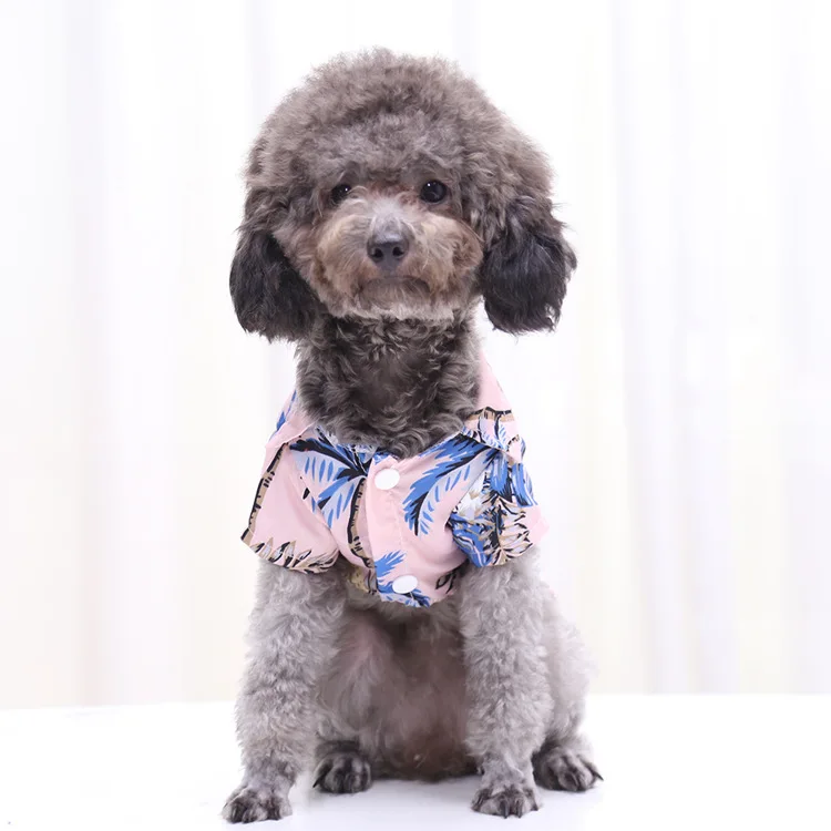 Hawaiian Beach-Style T-Shirt For Dogs