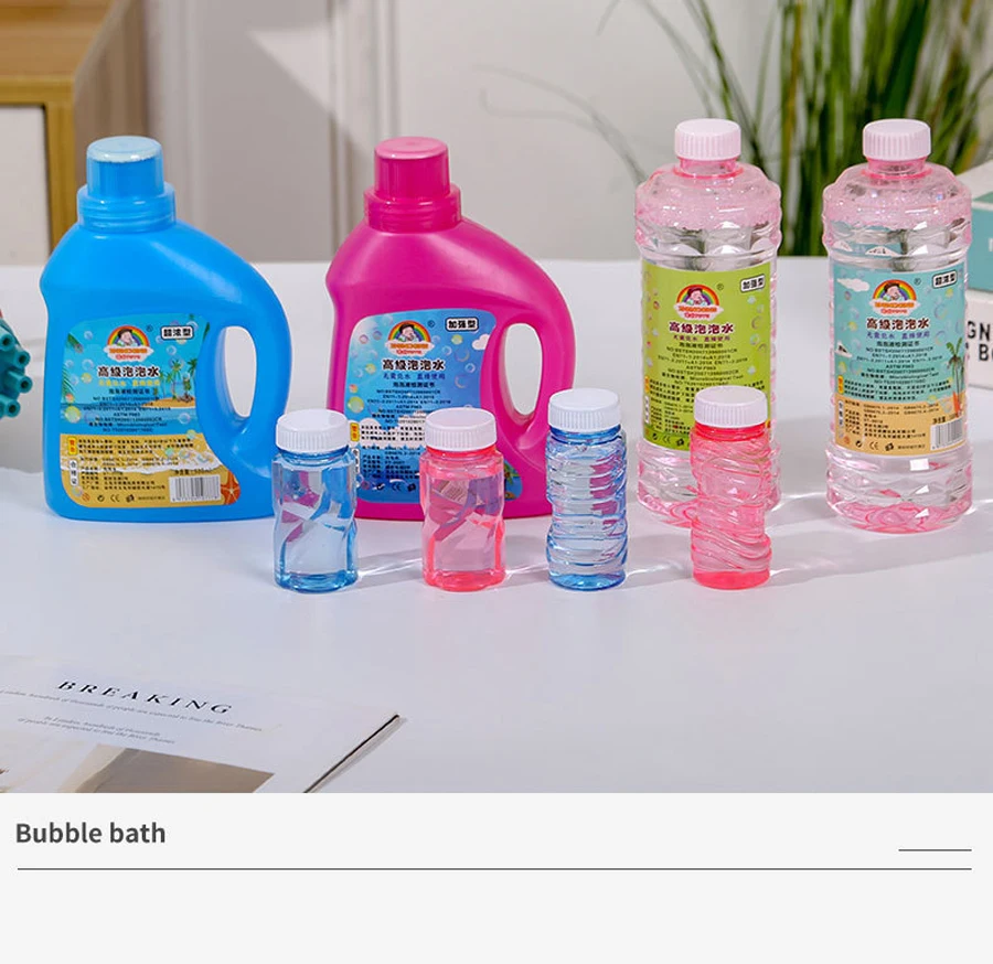10ml Concentrated Bubble Liquid Soap for Bubble Machine Bubble Gun Refills Bazooka Rocket Blower Kids Toys Gift 6