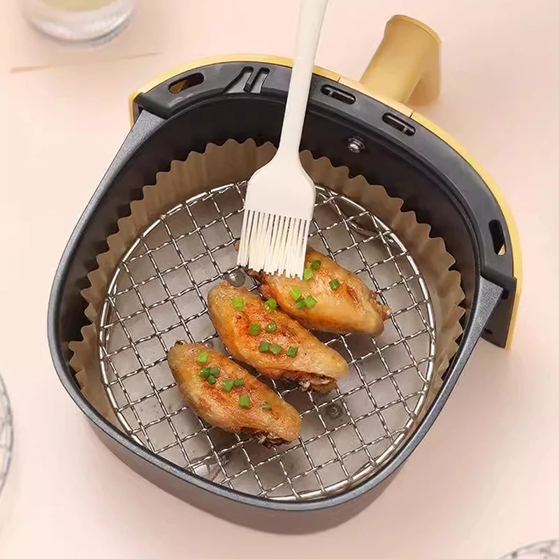 Round Air Fryer Rack With Legs Stackable Grid Grilling Rack Stainless Steel Anti-corrosion For Home Kitchen Oven Steamer Cooker steamer rack air fryer rack