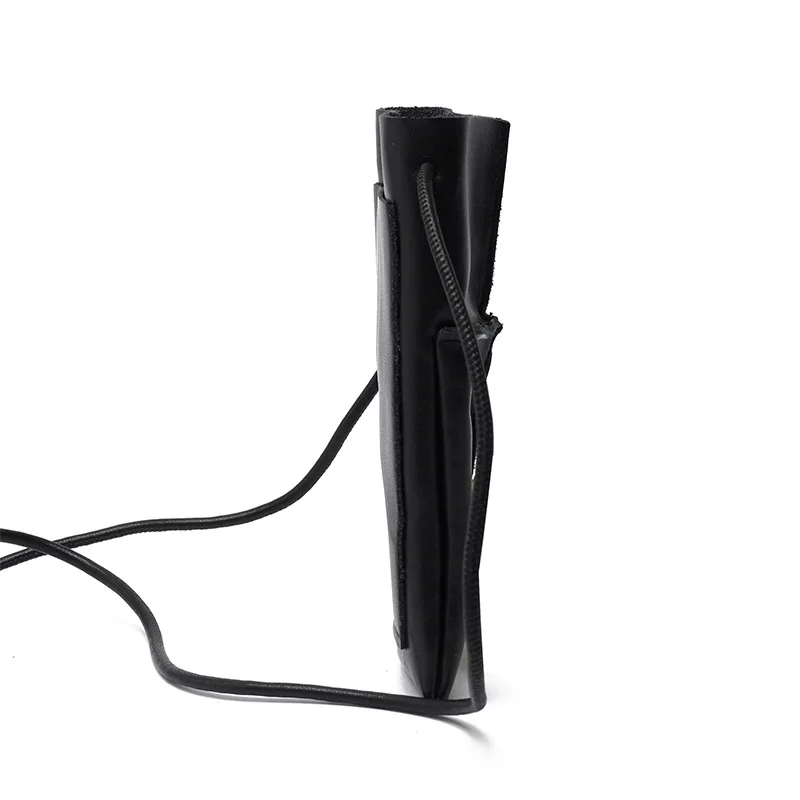 Hairdressing Scissors Bag Hairstylist Special Genuine Leather Haircut Bag Barber