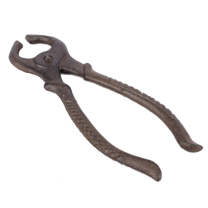 

European cast iron pliers bottle opener Metal crafts bar restaurant beer opening tool retro creative promotional gift corkscrew