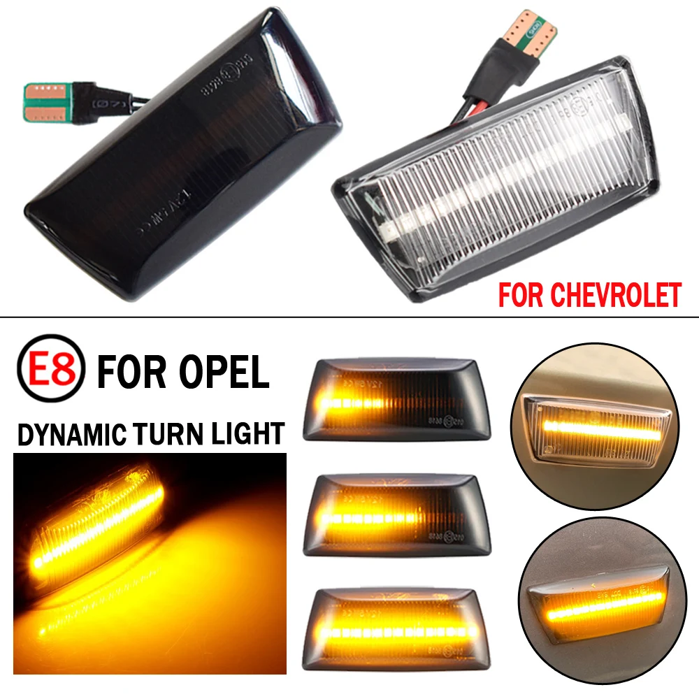 DynamicTurnSignalLEDSideMarkerMirrorLightFlashingIndicatorForOpelInsigniaAstraH