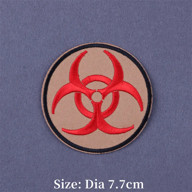 의류에 패치에 펑크 수 놓은 철 의류에 대한 열 접착제 히피 락 패치 DIY 자수 스티커 아플리케