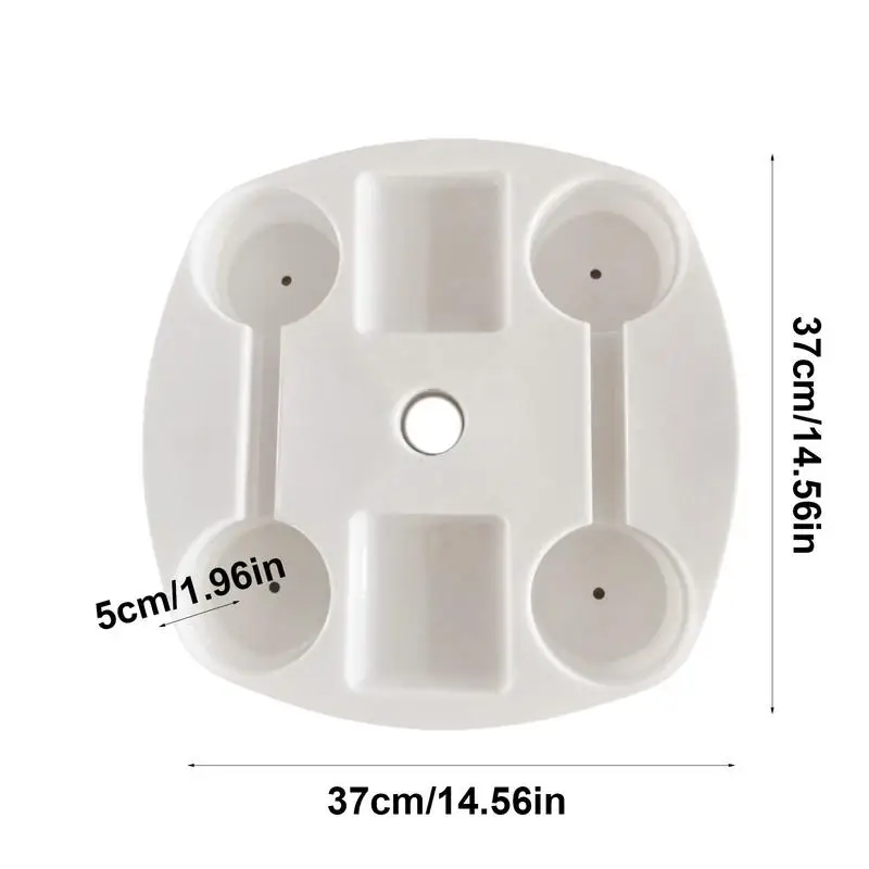 Patio Umbrella Table Tray Adjustable Umbrella Table With Umbrella Hole Pool Umbrella Table Adjustable Outdoor Tray Table For 6