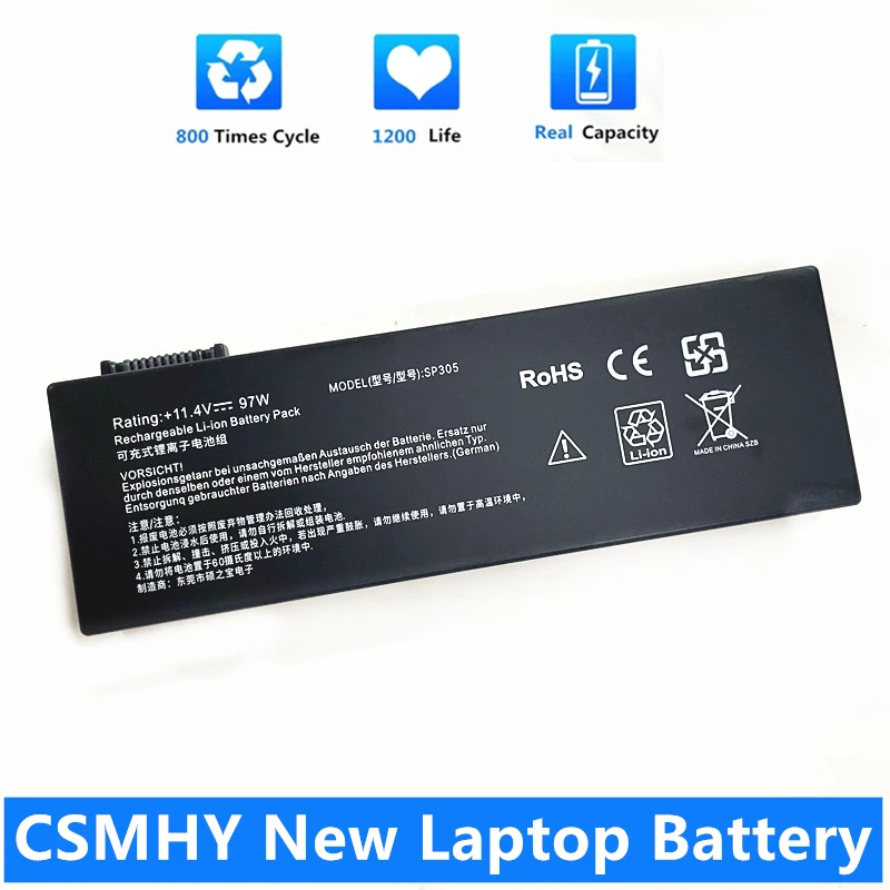 

CSMHY New 97Wh SP304 SP305 SP306 Laptop Battery For SIEMENS Field PG M3 M4 M5 M6 6ES7798-0AA10-0XA0 9Cell 2 Year Warranty