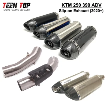 For KTM 390 ADV 51mm Exhaust System Motos Motorcycle Exhaust For KTM 250 ADV 390 ADV Exhaust 2020-2022 Escapes Para Moto Pitbike