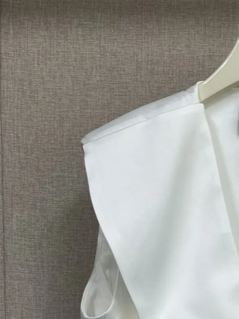 

Women Set Bow Tie V-Neck Sleeveless Vest Tops or High Waist A-Line Mini Skirt
