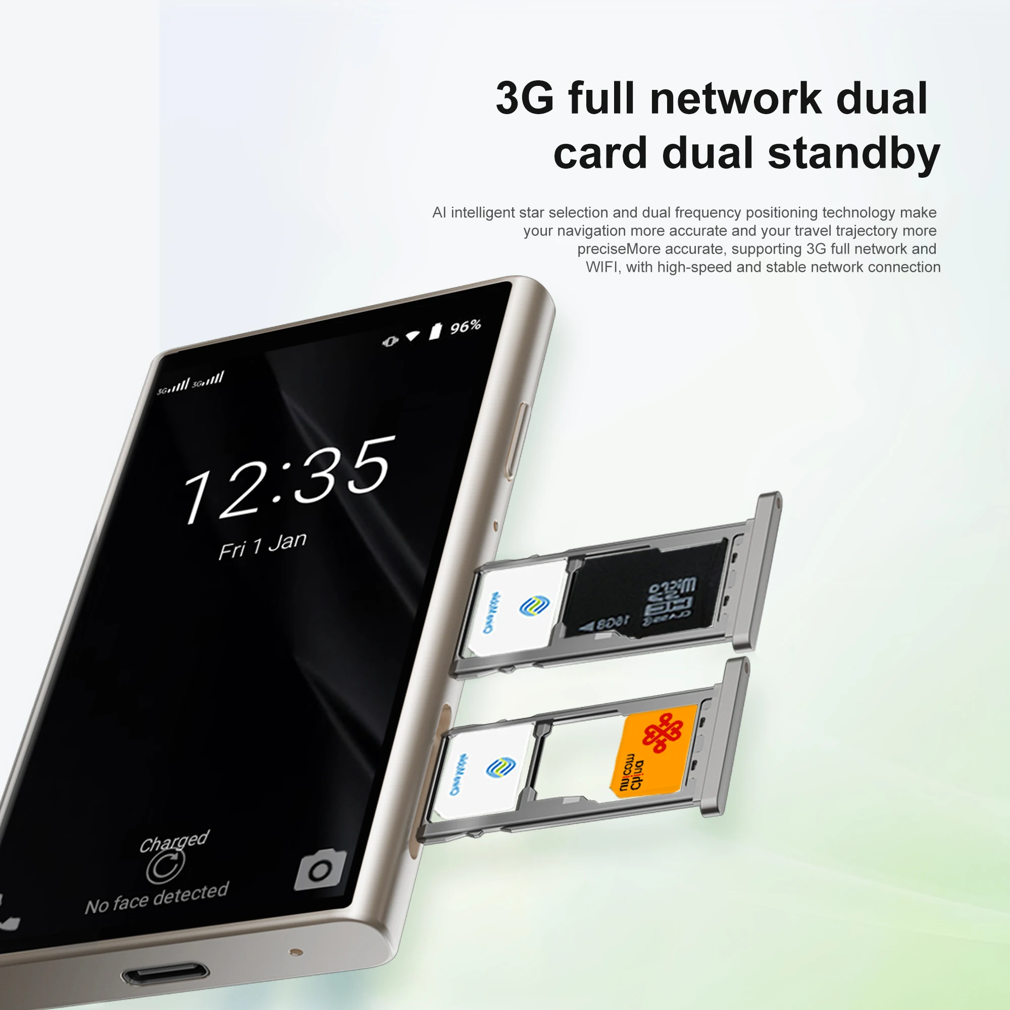SERVO S26 3G Network Mini Smartphone Dual SIM Standby Face Unlock 3.0" Screen HD Camera Android System Mini Cellular Phones 2