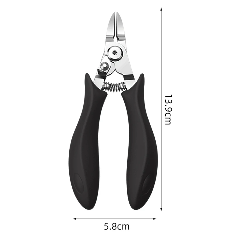 1Pcs Toenail Clippers for Thick Ingrown Toenails Large Handle Stainless Steel Nail Clipper Cutters Pedicure Tools 6