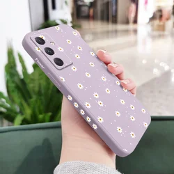 Floral Daisies Phone Case - Elegant Protective Cover with Vibrant Design - Samsung A56 (Light Purple)