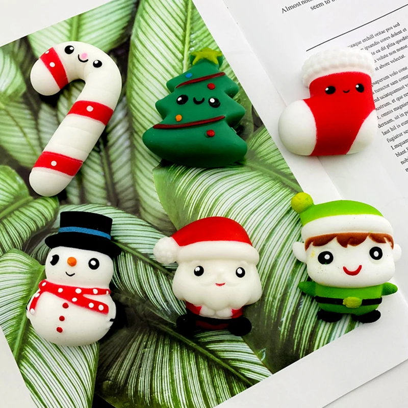 

Big Size Christmas Series Squishy Toy Santa Claus Antistress Squeeze Mochi Rising Abreact Soft Sticky Squishi Stress Relief toy