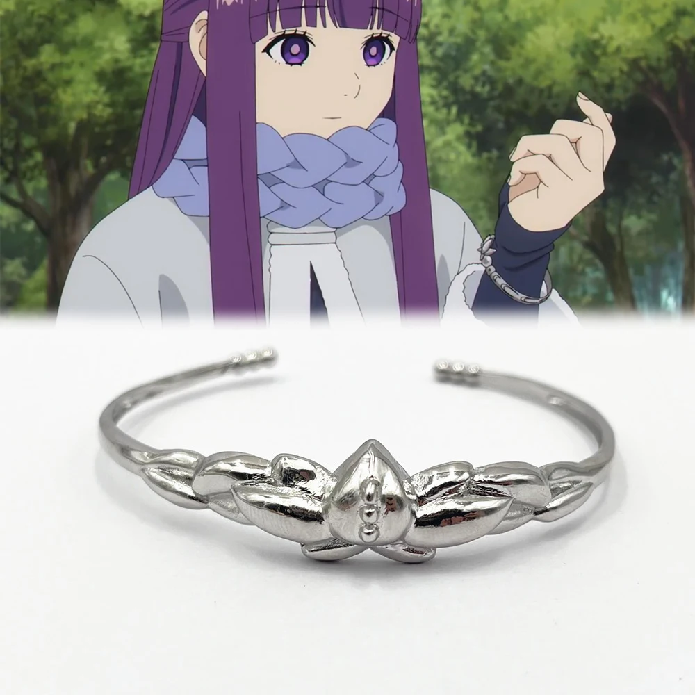 Anime Frieren Fern Stark Cosplay Bracelet Frieren Girl Adjustable Hand Bangle Jewelry Gift