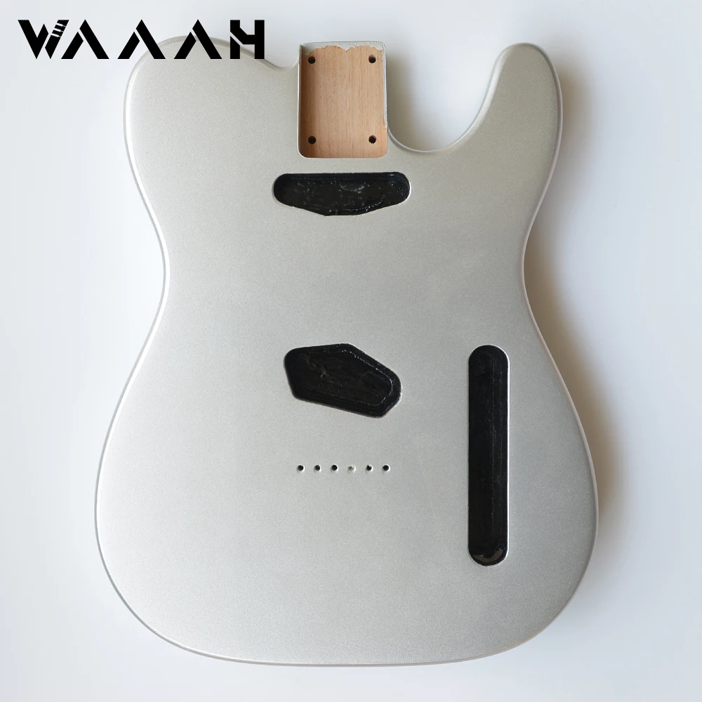 

Alder Wood TL Guitar Body Metal Silver Color for Electric Guitar High Gloss Body Finished for TL Guitar Kits Building Parts