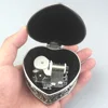 Rosiking Emboss Alloy Metal Music Box Wind Up Castle in the Sky For Frends Girl Christmas and Children Birthday Gift 5