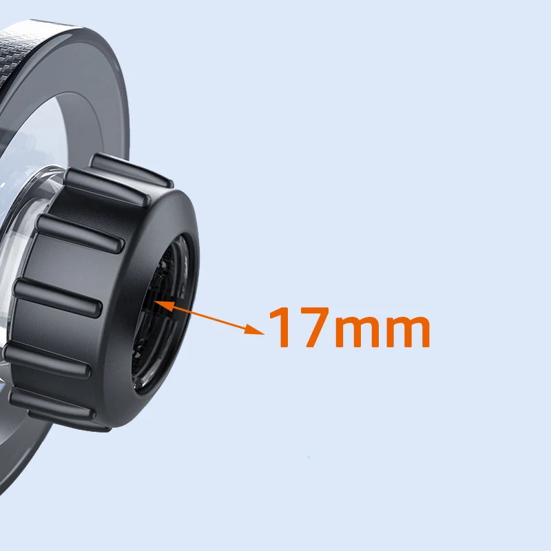 Magnetic 17mm Rotating Ball Joint Adapter for Car Mount Phone Holder
