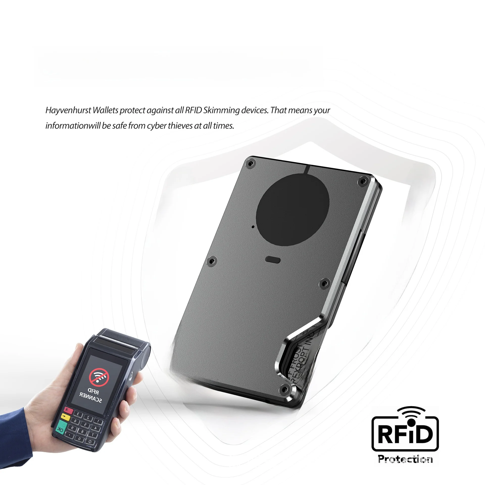 신형 메탈 지갑 내장 트래커 찾기 칩 안티-로스 머니백 알루미늄 합금 소재 남성 스타일 홈 스토리지 접이식