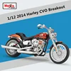 Maisto 1:12 Harley 2014 CVO BREAKOUT Alloy Racing Motorcycle Model Simulation Metal Street Motorcycle Model Childrens Toys Gifts 3
