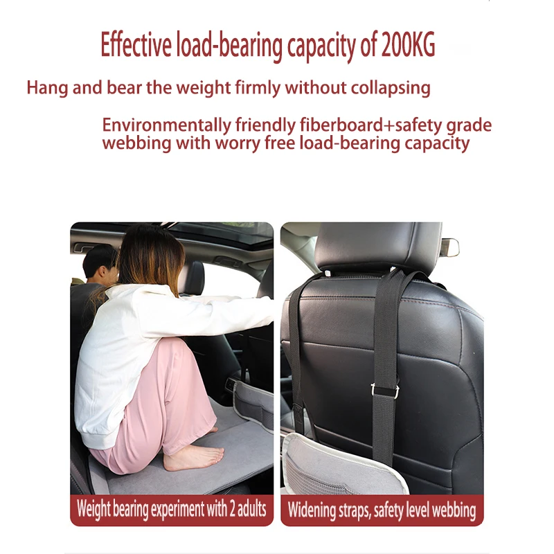 Car Camping Mattress Portable Folding Bed Car Rear Seat Travel Camping Mattress for Sleeping Automotive Interior Accessories
