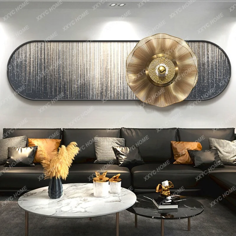 

Simple Living Room Sofa Background Wall Decorative Painting Three-Dimensional Mural Bedroom Bedside Painting