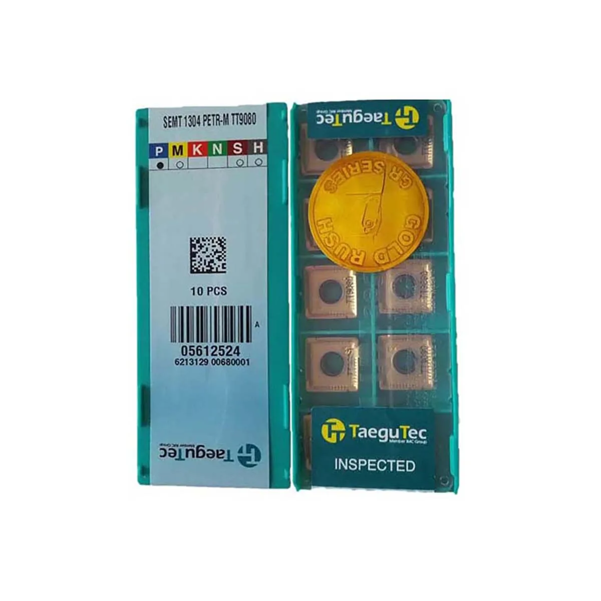 

TaeguTec 100% Original SEMT SEMT13 SEMT1304PETR M TT9080 SEMT1304PETR-M TT9080 Medium-Roughing Carbide Turning Inserts