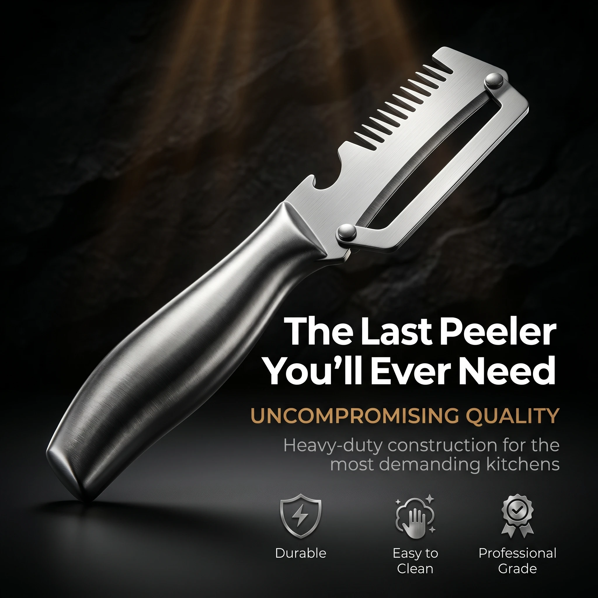 2026Multifunctional 3-in-1 Stainless Steel Peeler Vegetable & Fruit Slicer Shredder Versatile Kitchen Tool for Peeling Shredding 1