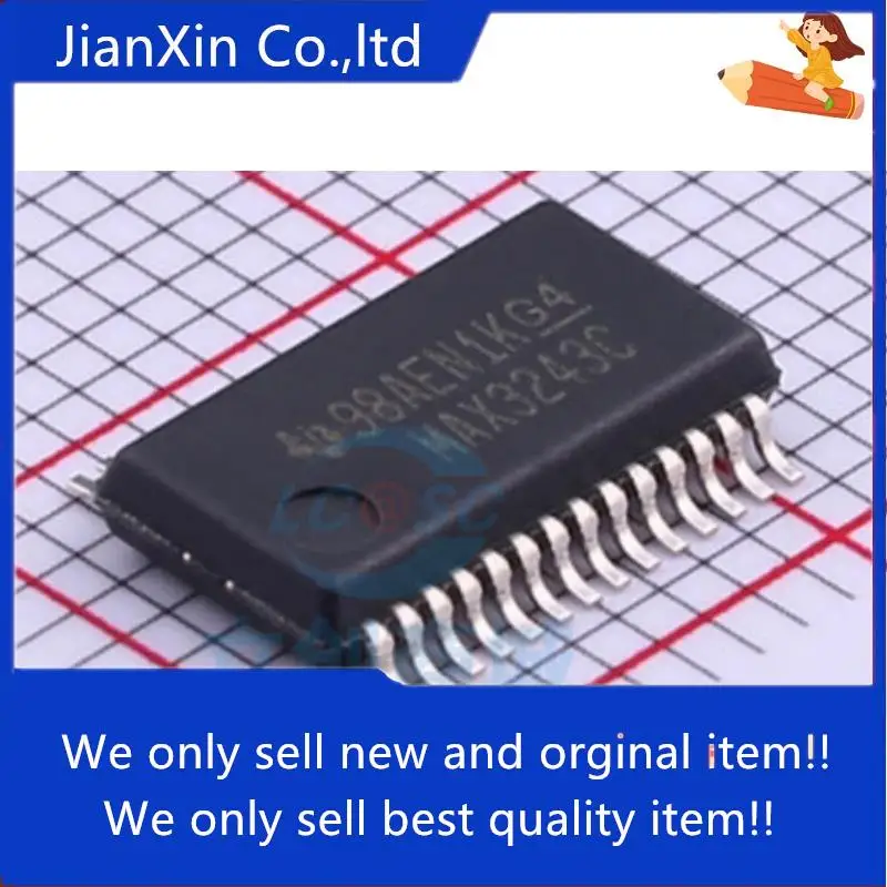 

10pcs orginal new MAX3243CDBR SSOP28 Silkscreen MAX3243C Transceiver