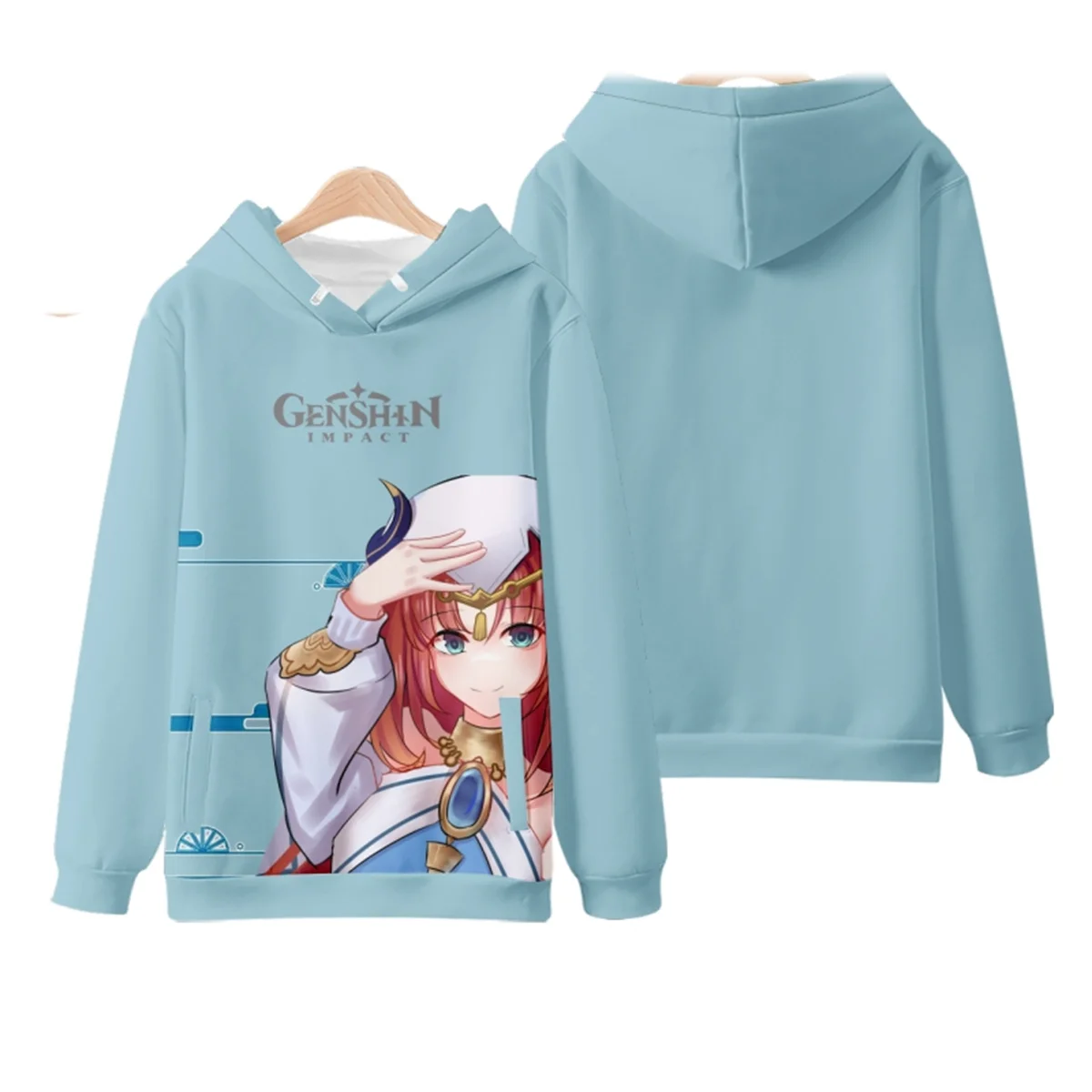

2022 New Arrival Genshin Impact Nilou Hoodie Sumeru Kawaii Pullover Sweatshirts Men Women's Clothes