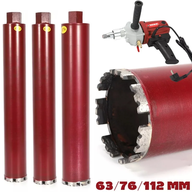 Handheld Diamond Core Drill for Concrete 63 76 112MM