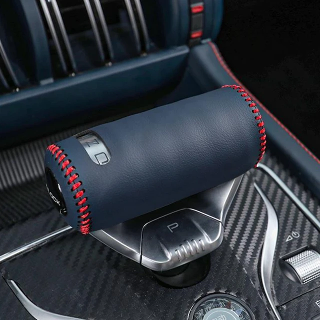 Faux Leather Gear Shift Knob Cover, Anti-slip , Universal