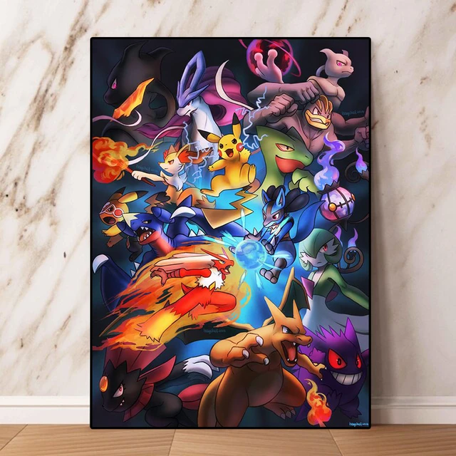 Pokemon AB Drills Diamond Painting Cartoon Art Mosaic 5D DIY Kits Full  Embroidery Rhinestones Cross Stitch Home Decor - AliExpress