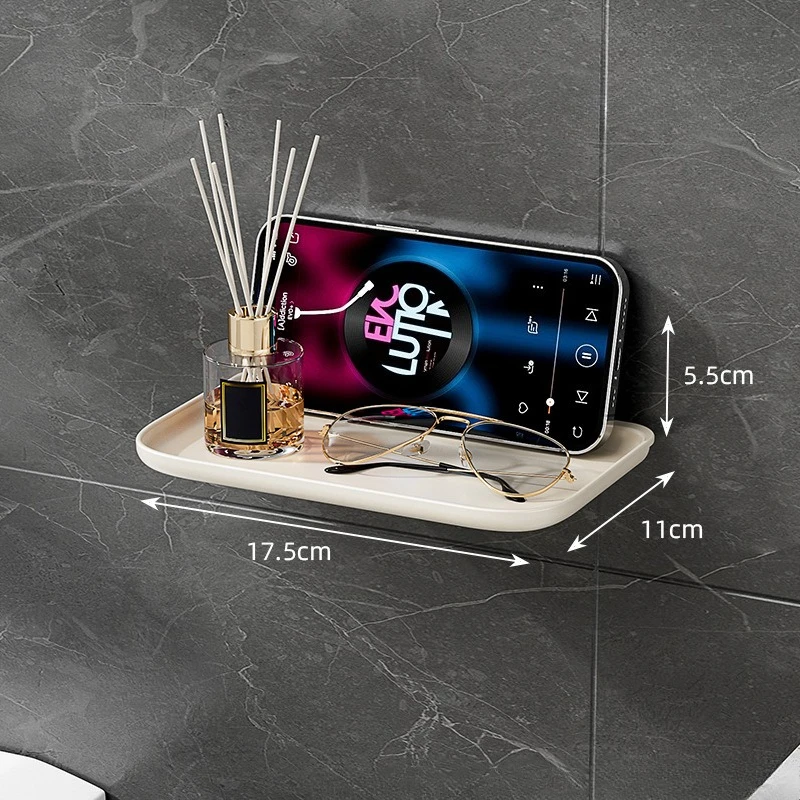 מדף מתקפל לחסכון במקום לרכבת RV! תושבת קיר להתקנה קלה, עיצוב צף יציב, אביזר RV אידיאלי.