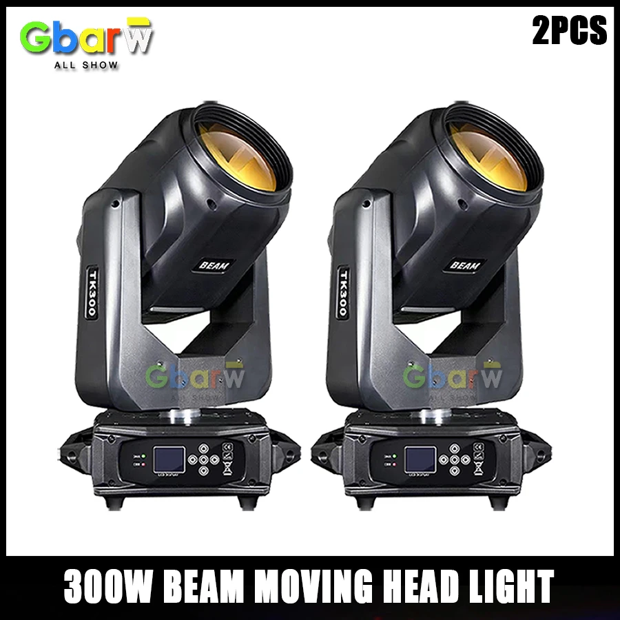 0 Tax 2Pcs 300W LED Moving Head Beam Spot Stage Effect Lighting For Dj Disco Night Club Wedding Events Sharpy DMX Sound Modes