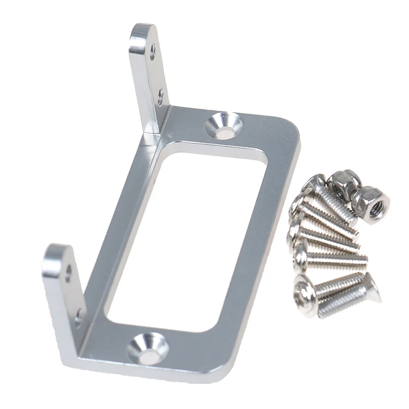 Standard Servo Mount Stand Holder Bracket for RC Boats - Silver Finish