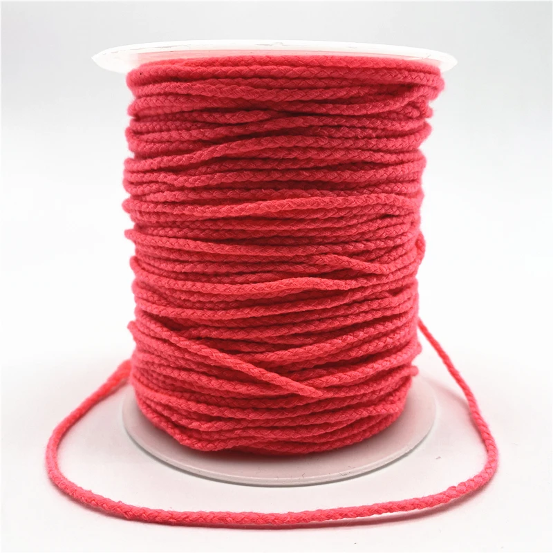 Cuerda De Algodón 2,5 Colorida Para Fabricación De Joyas, Cordón De