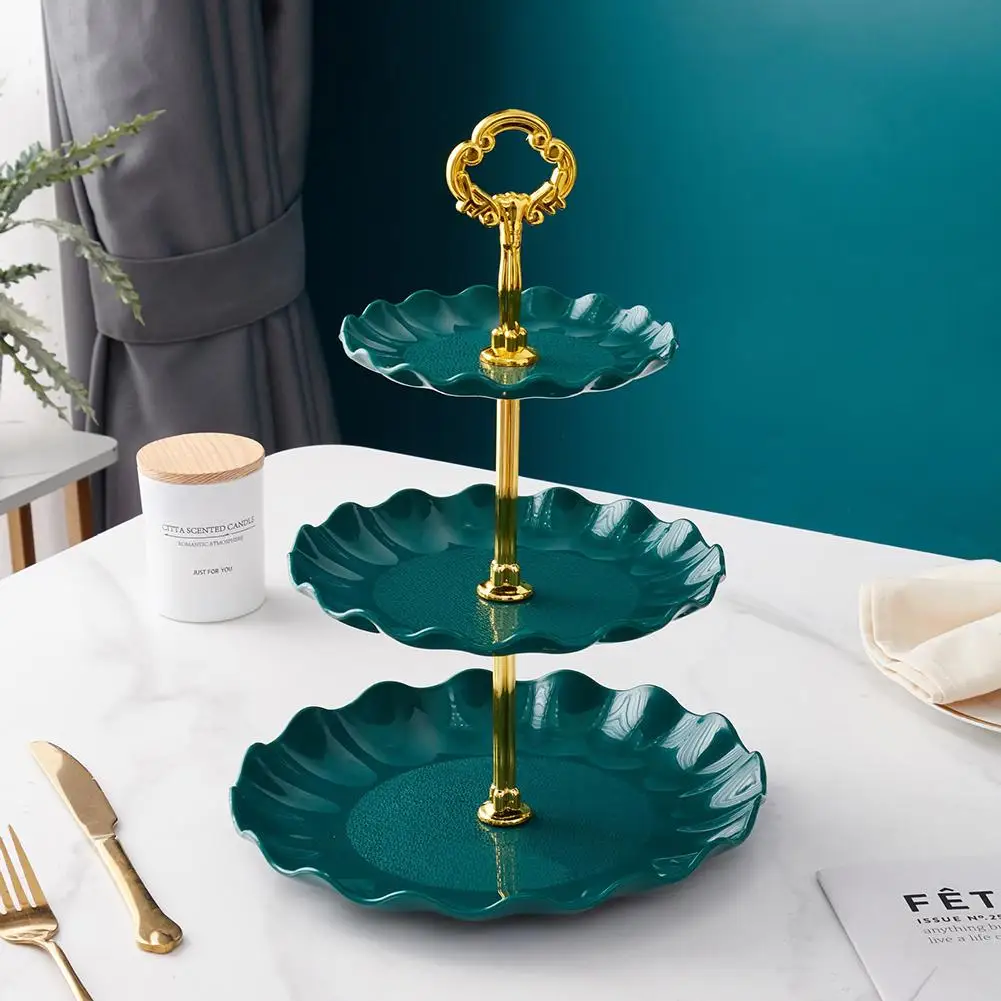 Cake Stand 3-Tier Cupcake Stand for Christmas Wedding Party
