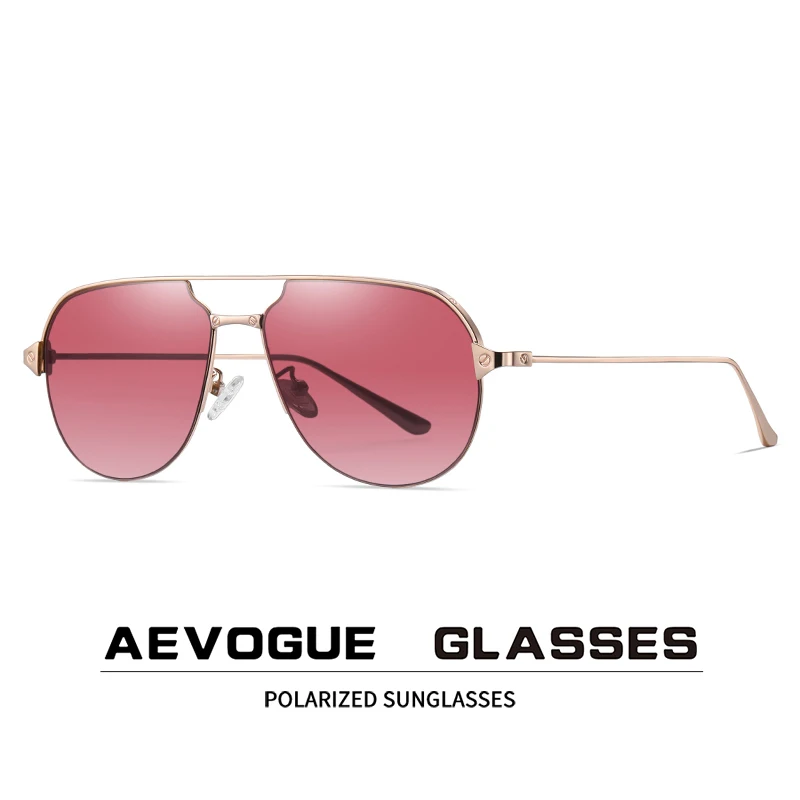 

AEVOGUE 2023 New Sunglasses Metal Frame Women Men Pilot Style Driving, Hiking And Fishing Unisex UV400 AE1513