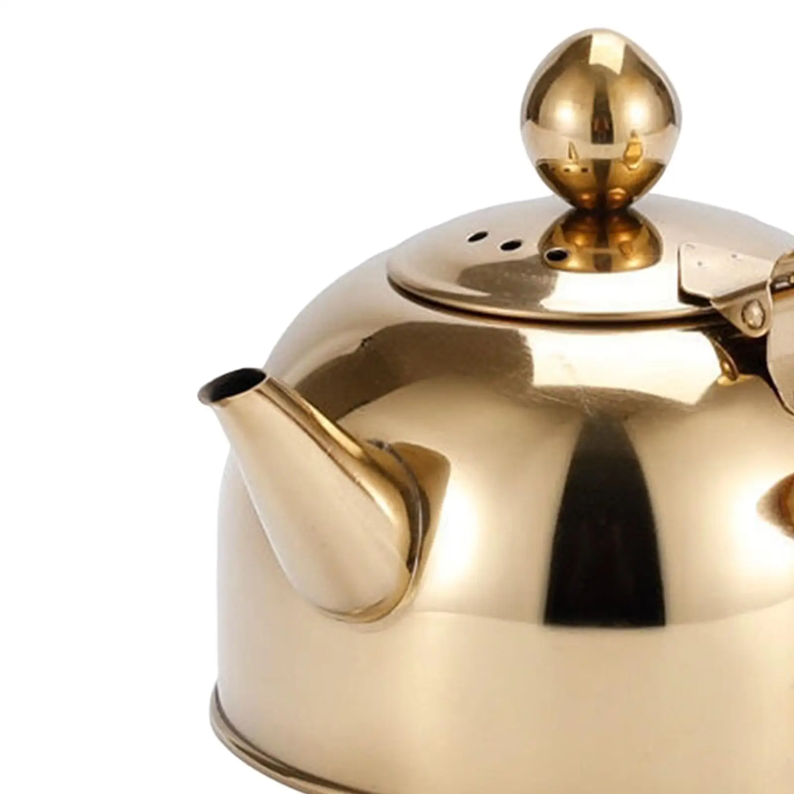 Portable Tea Kettle with Wood Handle Teapots Pot Jug Large Capacity Flat Bottom for Picnic Household Restaurant Kitchen Stovetop Portable Tea Kettle with Wood Handle Teapots Pot Jug Large Capacity Flat Bottom for Picnic Household Restaurant Kitchen Stovetop