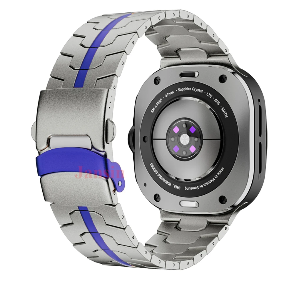 Luxury Men's Stainless Steel Watchband - Business Metal Strap