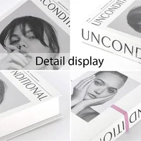 Модные роскошные поддельные книги, украшение, имитация духов, коробка для хранения книг, журнальный столик, вилла, отель, домашний декоративный реквизит для съемки — изображение 4