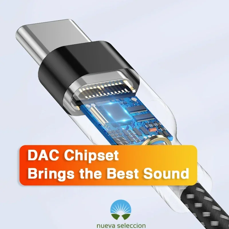HIFI DAC Earphone Amplifier USB Type C to 3.5mm Headphone Jack Audio adapter Digital Decoder AUX Converter For samsung xiaomi